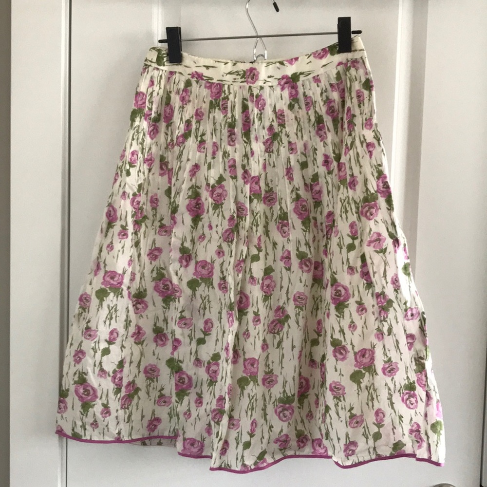 Vintage J Crew floral skirt